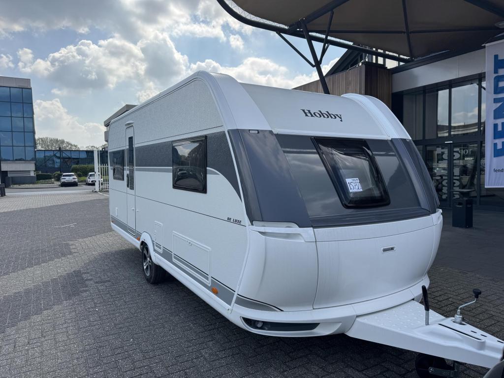 Hobby De Luxe 540 UL 2026 ACTIE MODEL €2520,- KORTI, Caravans en Kamperen, Standaardzit, Hobby, Overige typen, Bedrijf
