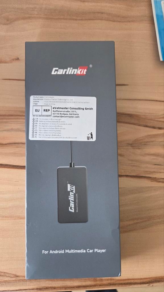 Carlinkit draadloze Android Auto USB adapter (bijna nieuw), Ophalen of Verzenden