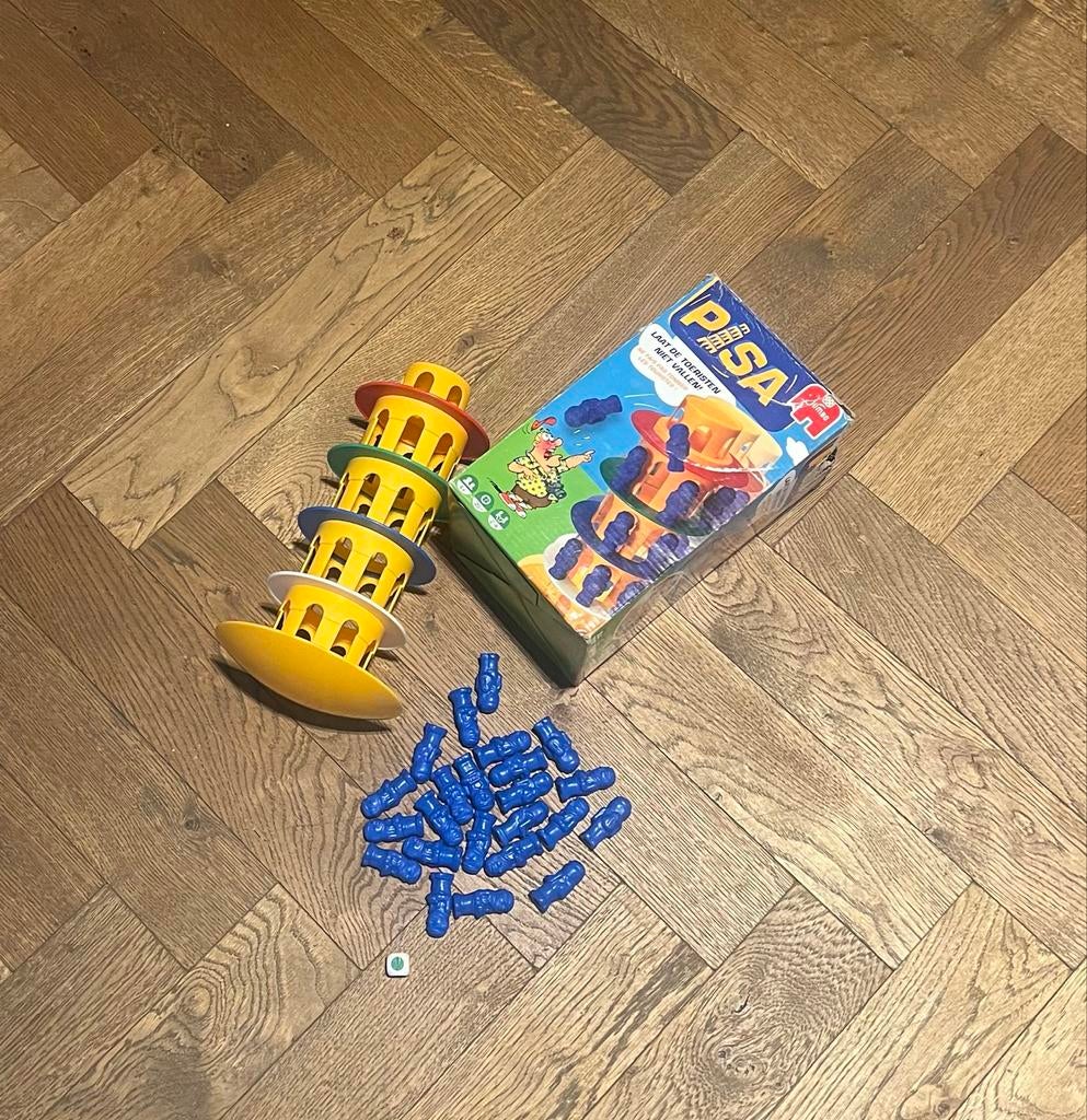 Spel Toren van Pisa, Drie of vier spelers, Ophalen, Gebruikt