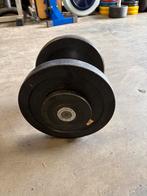 1 x 12 kg rubberen dumbbell gewicht, Dumbbell, Gebruikt, Ophalen of Verzenden, Dumbbell