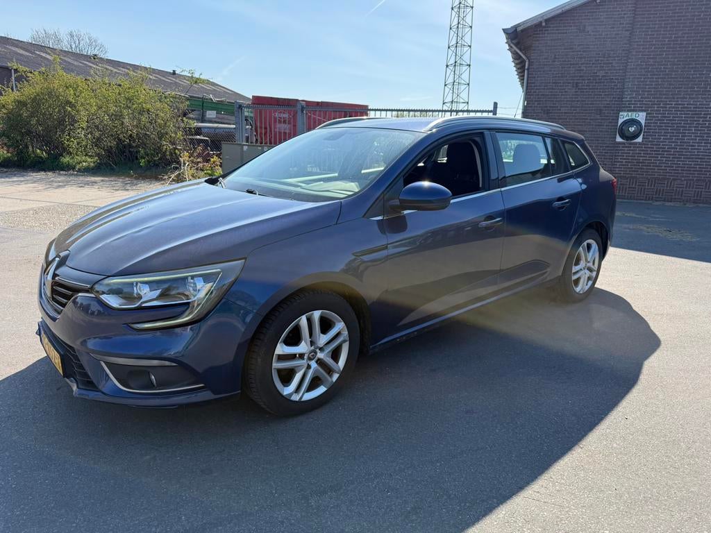 Renault Mégane 1.5 DCI 81KW Estate 2017 Blauw, Voorwielaandrijving, Stof, 4 cilinders, Blauw
