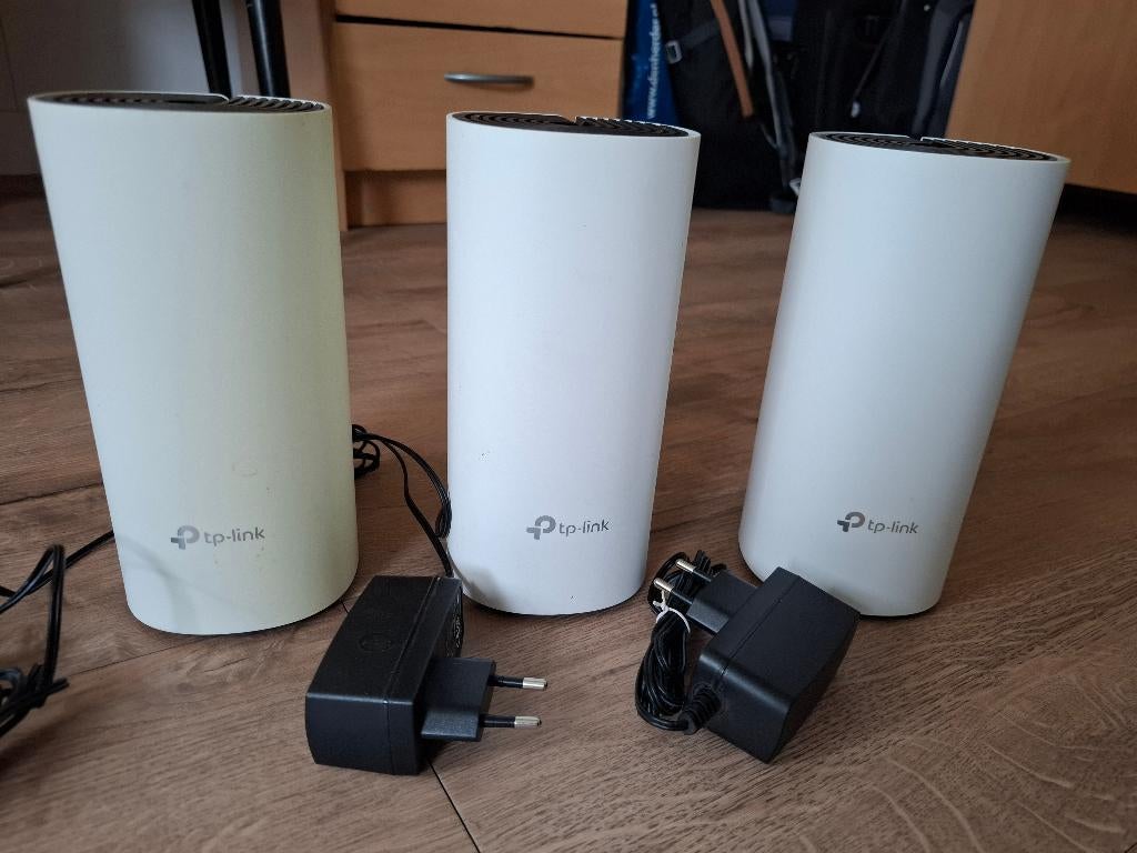 3x TP-Link Deco M4 Wifi Versterkers (Mesh Systeem), Ophalen of Verzenden, Gebruikt, TP Link Deco