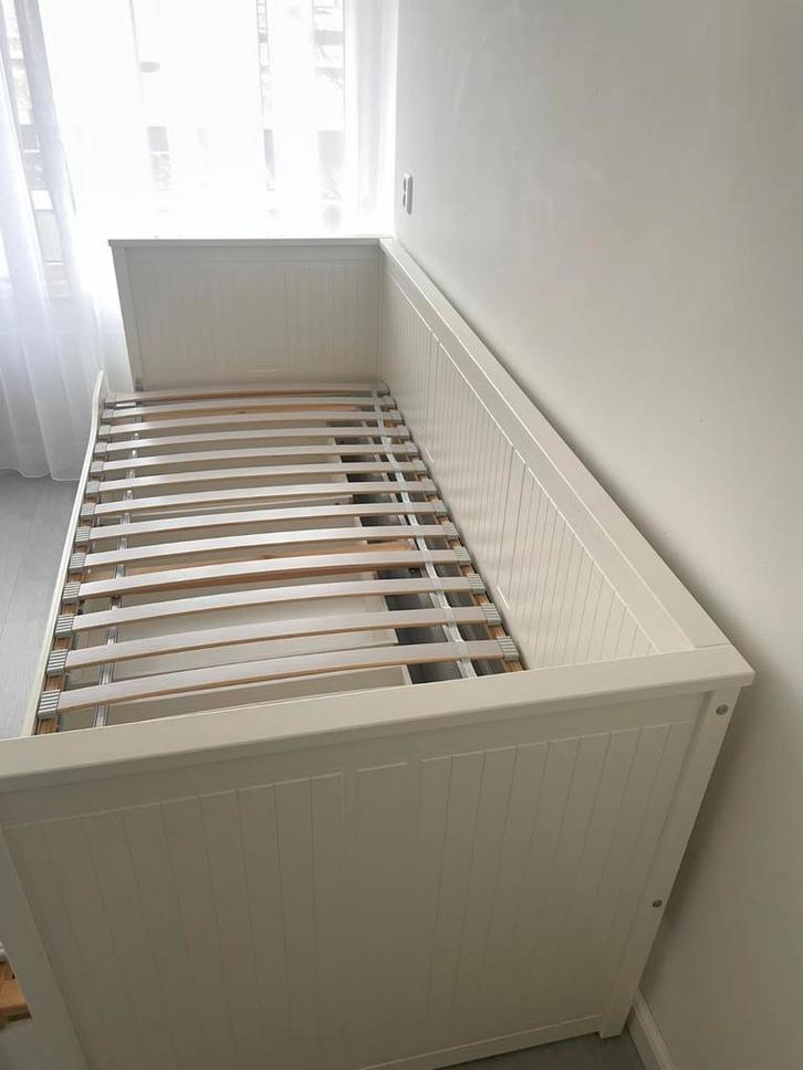 Ikea bedbank / lees beschrijving, Kinderen en Baby's, Kinderkamer | Bedden, Gebruikt, 180 cm of meer, 85 tot 100 cm, Lattenbodem