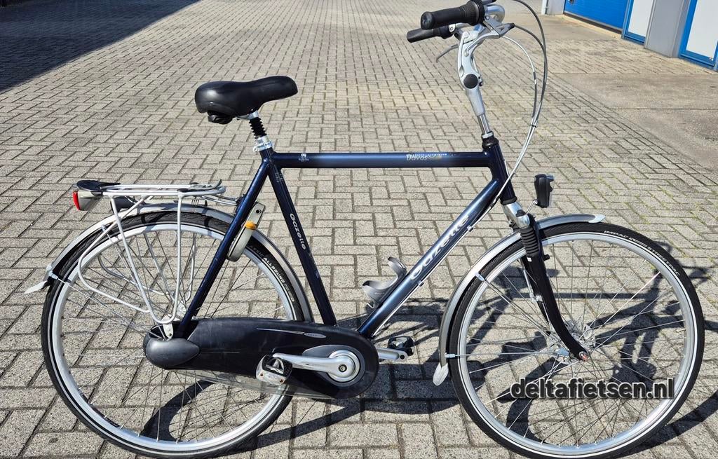 Gazelle Davos herenfiets 61cm 7 versnellingen, Ophalen, Zo goed als nieuw, Gazelle, Versnellingen