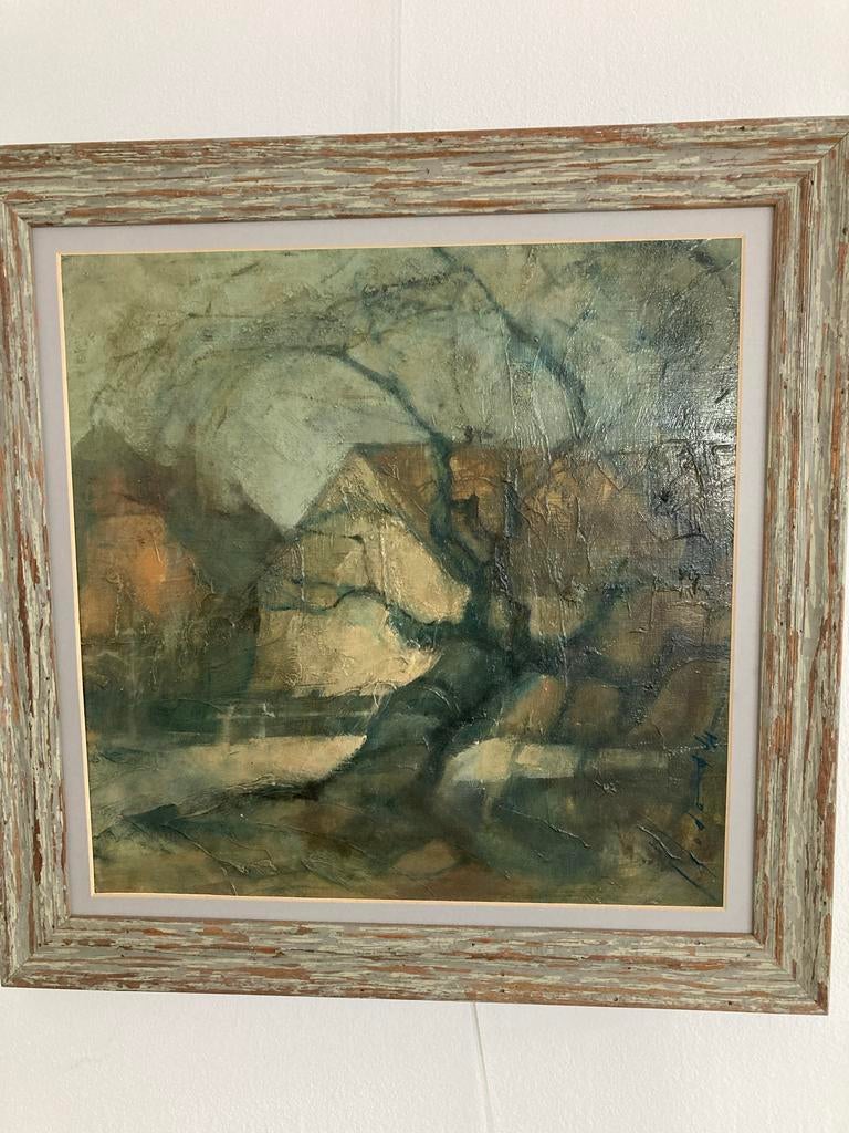 Twee schilderijen van Tsjechische kunstenaar, Antiek en Kunst, Ophalen