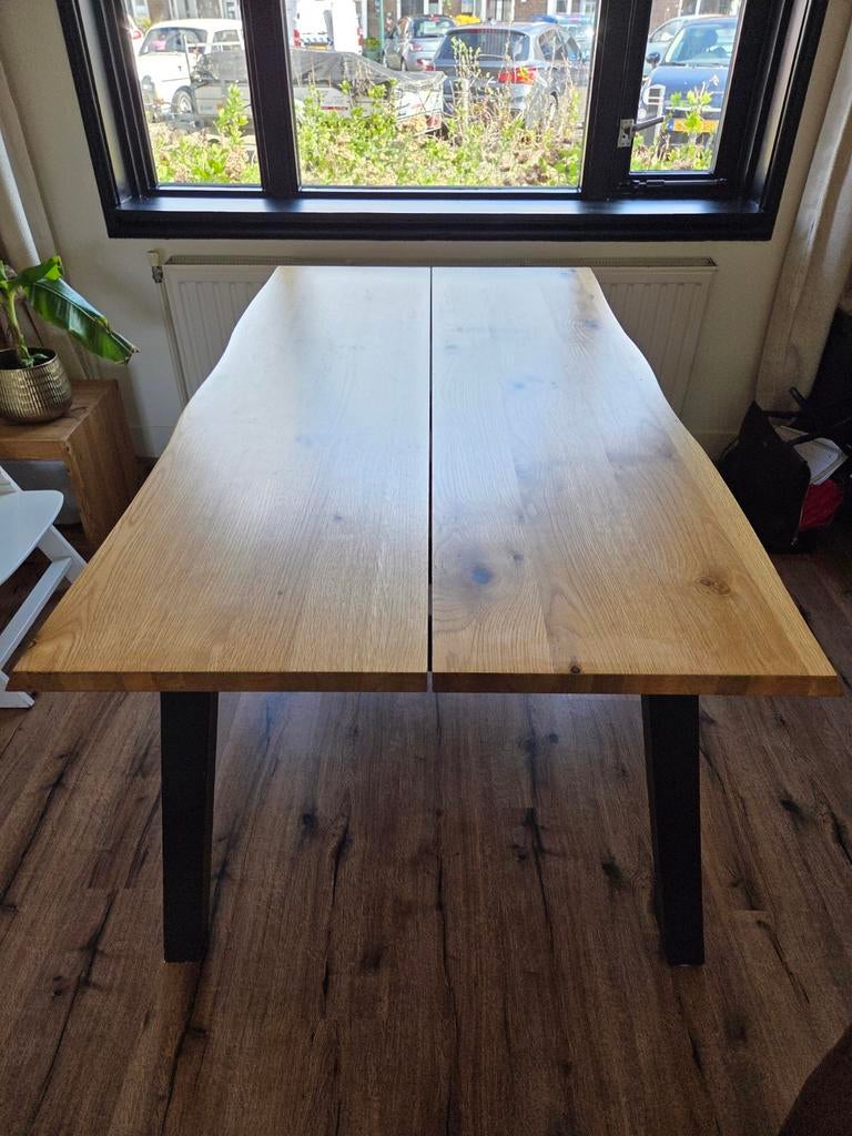 Skovlunde eettafel 160x90, Huis en Inrichting, Tafels | Eettafels, Ophalen, Gebruikt, 50 tot 100 cm, Vier personen