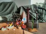 Playmobil Indianen set met kano, tipi en totempaal, Ophalen of Verzenden, Gebruikt, Jongen of Meisje
