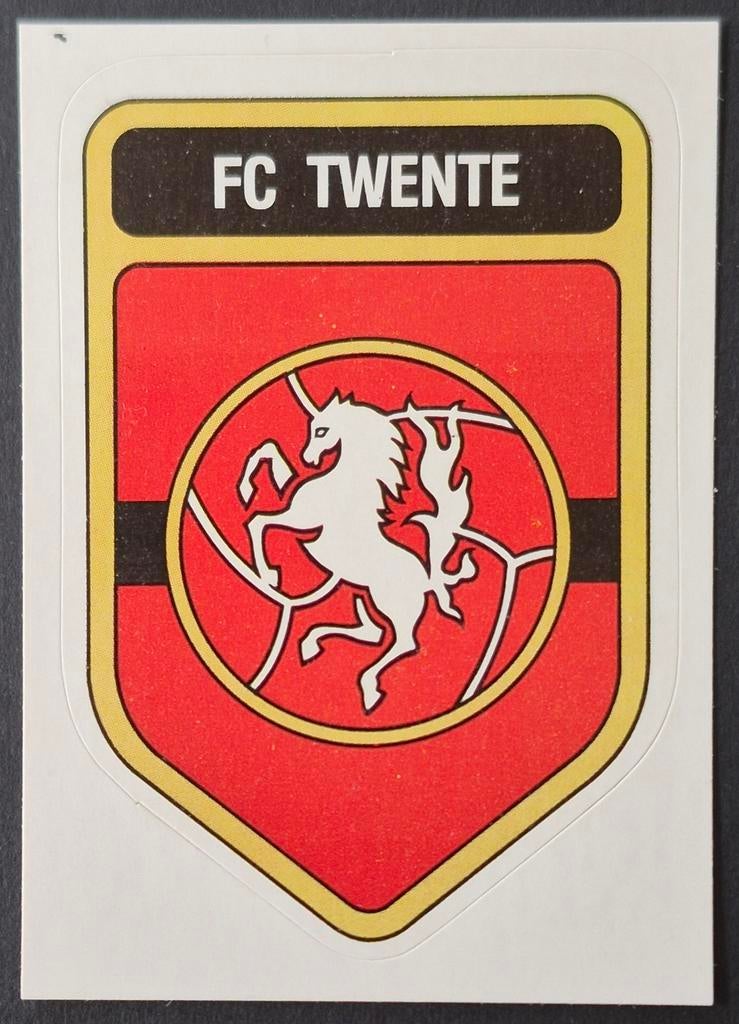 Panini sticker embleem FC Twente, 1979/1980, Ophalen of Verzenden, Zo goed als nieuw, F.C. Twente, Poster, Plaatje of Sticker