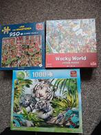 Set van 3 puzzels, Ophalen, 500 t/m 1500 stukjes, Zo goed als nieuw