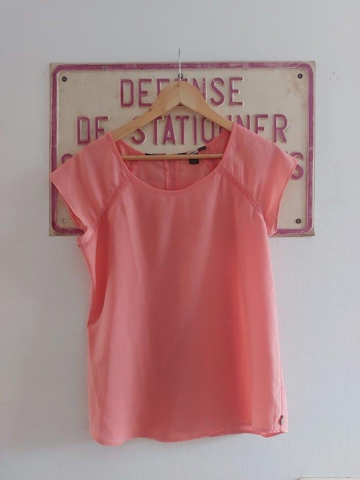 Maison Scotch blouse M, Kleding | Dames, Blouses en Tunieken, Maat 38/40 (M), Zo goed als nieuw, Roze, Maison Scotch