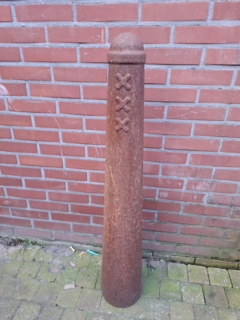 Amsterdammertje gezandstraald zonder grondplaat, Ophalen of Verzenden, IJzer