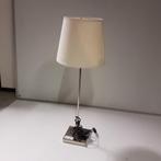 Partij Schemerlampen / Tafellamp - RVS voet + stoffenkap, Ophalen, Gebruikt, 50 tot 75 cm