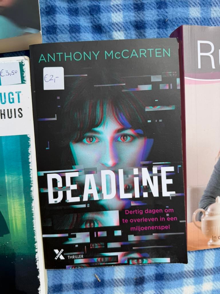 Deadline, anthony mccarten (nederlands boek), Boeken, Ophalen, Zo goed als nieuw