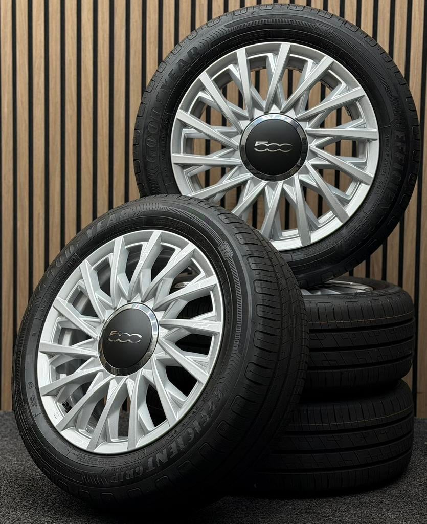 NIEUW! Originele 15 inch Fiat 500 4x98 185/55/15 Goodyear, Auto-onderdelen, Banden en Velgen, Ophalen, 15 inch, ., Banden en Velgen