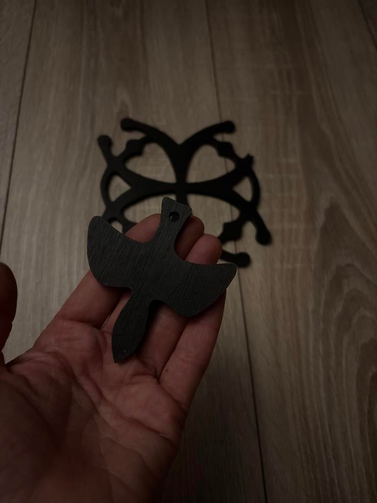 Houten Hugenotenkruis, Ophalen of Verzenden