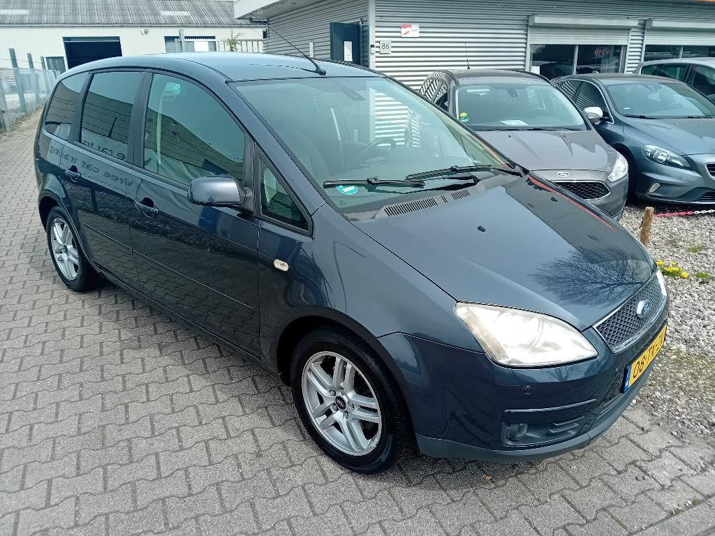 Ford C-Max 1.6 74KW BJ2007 TREKHAAK, APK, Voorwielaandrijving, 1596 cc, Stof, Zwart