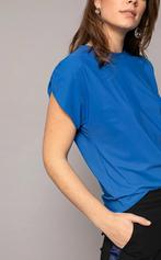 Studio anneloes taurus shirt met rimpel mouwtje XXL kobalt, Blauw, Maat 46/48 (XL) of groter, Ophalen of Verzenden, Zo goed als nieuw
