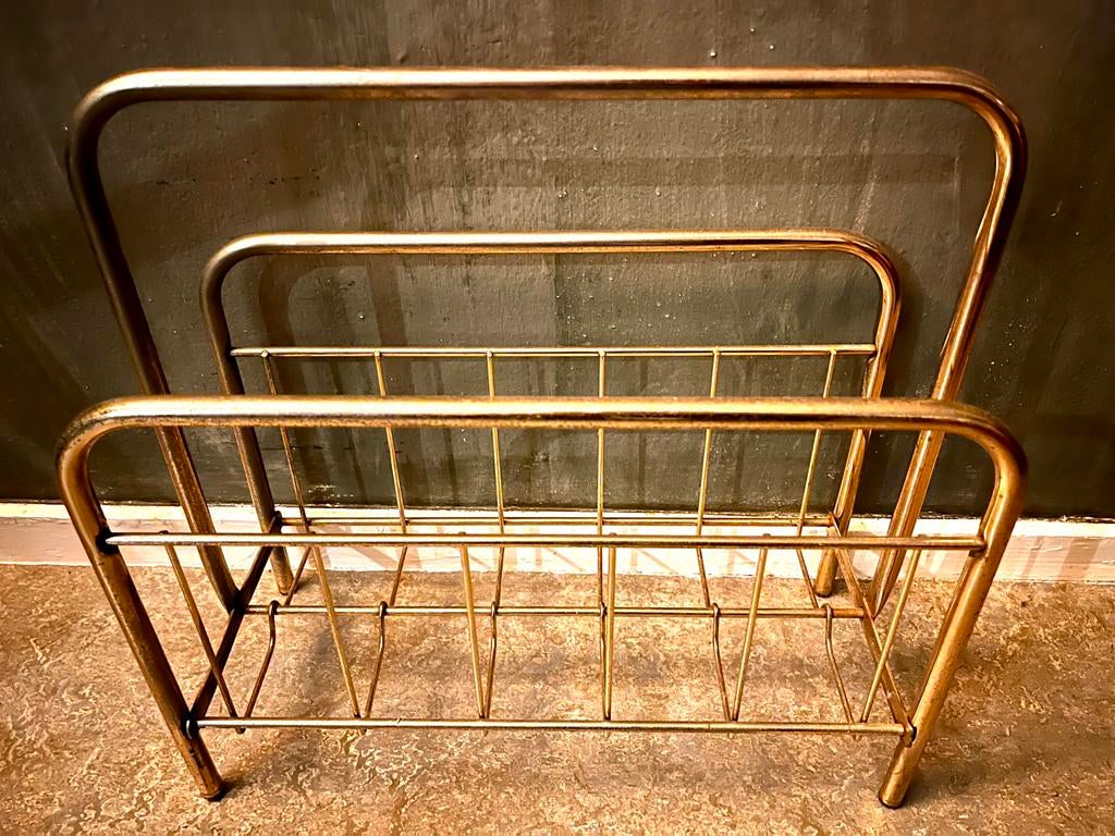 Vintage mid century modern krantenrek, Ophalen, Gebruikt