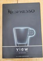 2 schoteltjes van Nespresso (View collection), Nieuw, Ophalen of Verzenden, Effen, Kop(pen) en/of Schotel(s)