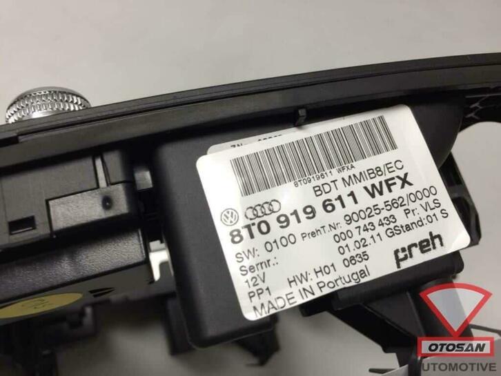 audi a4 8k a5 8t bedieningspaneel unit mmi 8t0919611wfx, Auto-onderdelen, Dashboard en Schakelaars, AUDI AG, Kundenbetreuung@audi.de