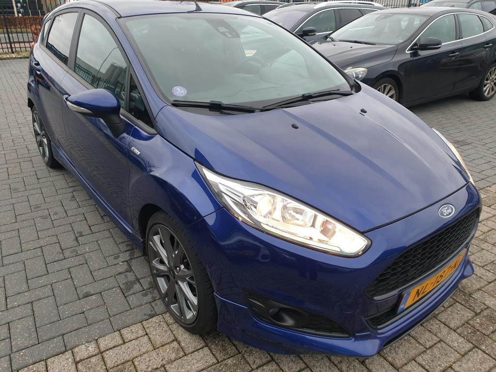 Ford Fiesta 1.0 EcoBoost ST Line, Auto's, Ford, Voorwielaandrijving, 101 pk, Euro 6, Blauw