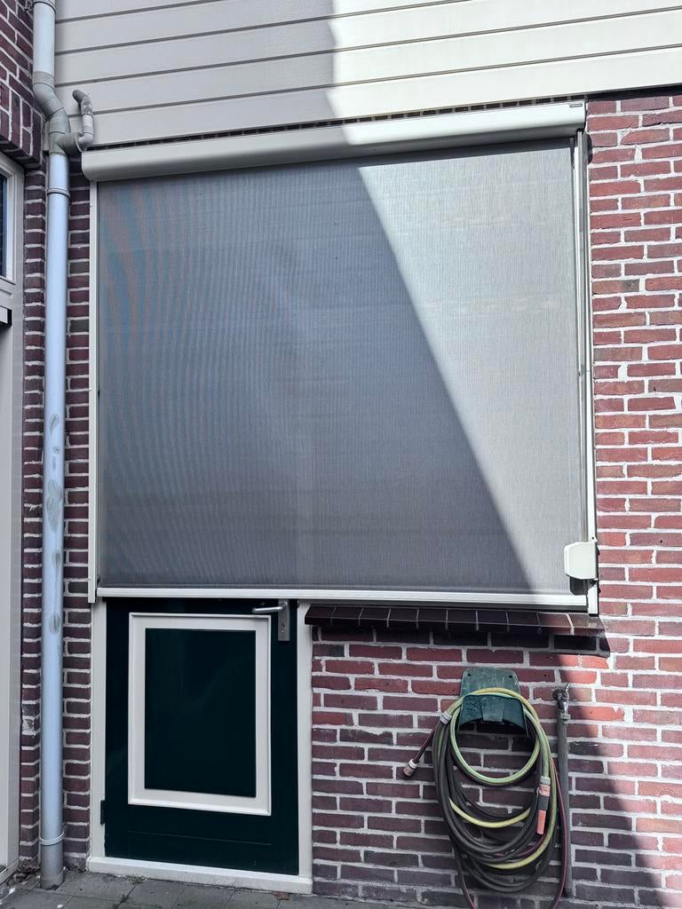 Screen met handbediening, Ophalen, Gebruikt, Overige kleuren, 150 tot 200 cm
