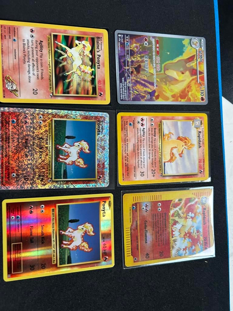 Ponyta / Rapidash Verzameling, Ophalen of Verzenden, Zo goed als nieuw, Meerdere kaarten
