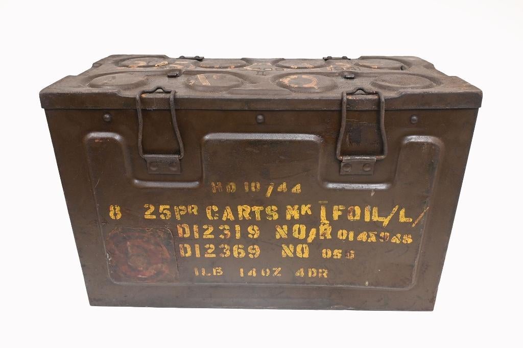 25pdr kist, Kist of Geocache, ., Ophalen of Verzenden, .