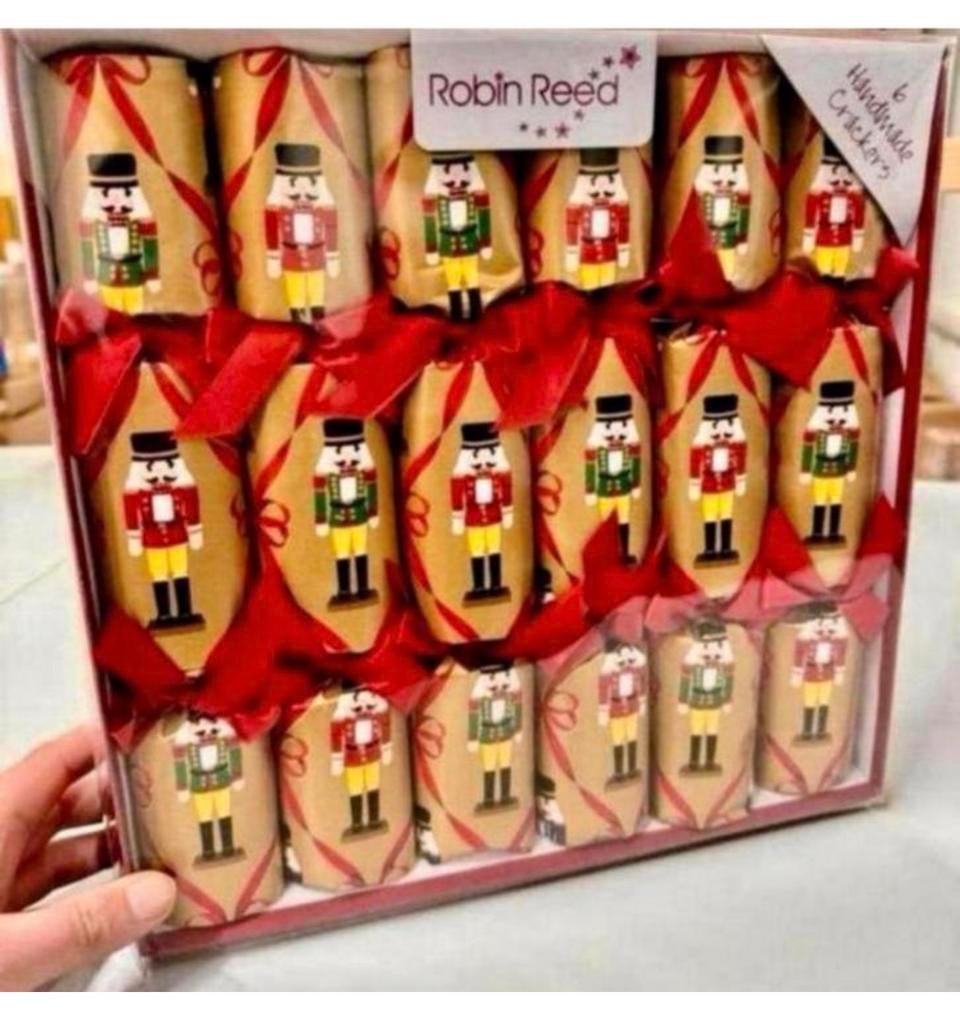 Robin Reed 6 Handmade Christmas Crackers - Kerst knalbonbon, Nieuw, Ophalen of Verzenden, H, H