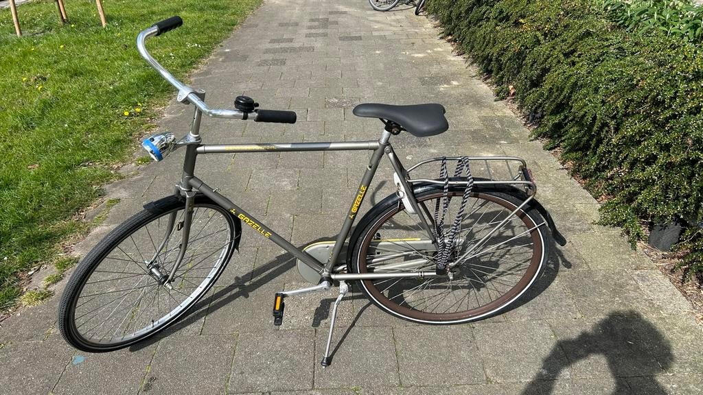 Gazelle herenfiets, Ophalen, Terugtraprem, Gebruikt, Versnellingen