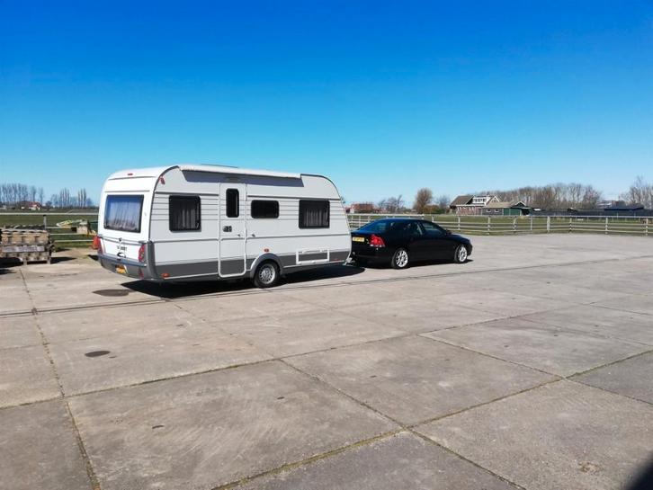 Tabbert Da Vinci 450  TD  2012, Caravans en Kamperen, Caravans, Particulier, tot en met 4, 1000 - 1250 kg, Rondzit, Tabbert, Frans bed