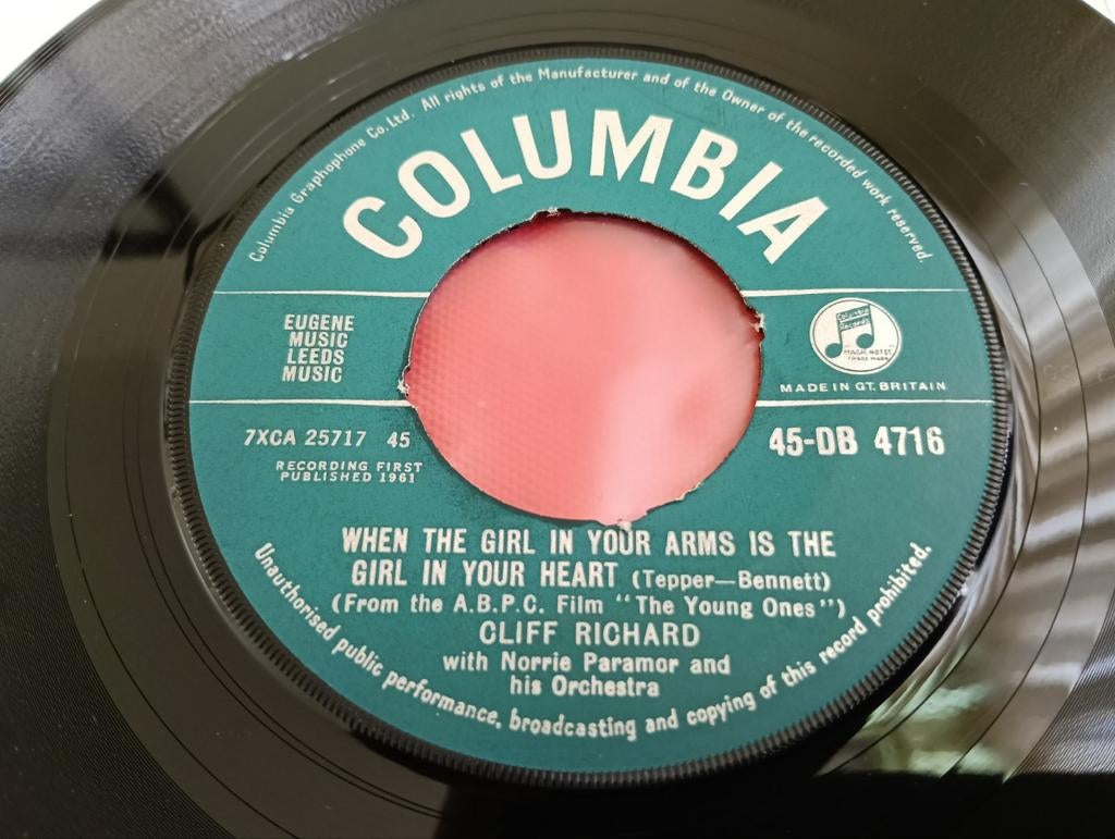 CLIFF & SHADOWS 1961 COLUMBIA LABEL ROCK, Verzenden, Zo goed als nieuw, Pop
