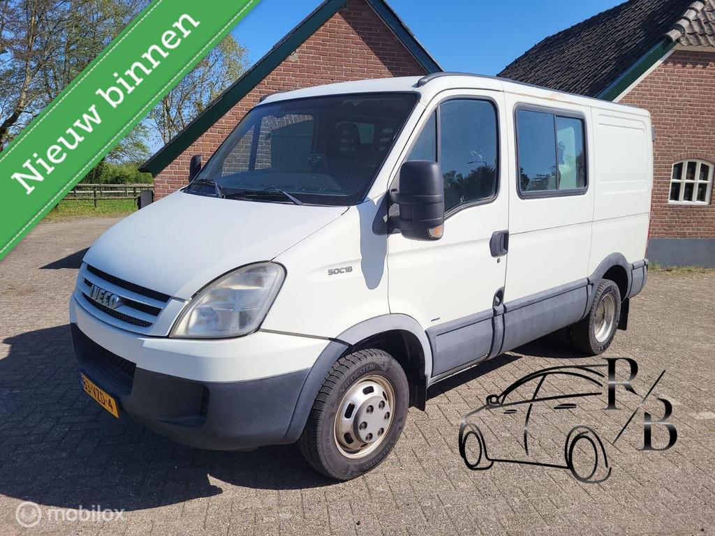 Iveco Daily 50C18V 300 H2 DC DUBBEL LUCHT TREKVERMOGEN 6500, Metallic lak, Stof, Gebruikt, 4 cilinders