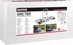 Nieuwe-in doos verpakte Eufab Bike Two-11411 fietsendrager, Ophalen, 2 fietsen, Trekhaakdrager, Brede banden