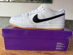 Nike SB Dunk Low White Gum - Maat 47.5 - Nieuw, Ophalen of Verzenden, Nieuw, Wit, Sneakers of Gympen