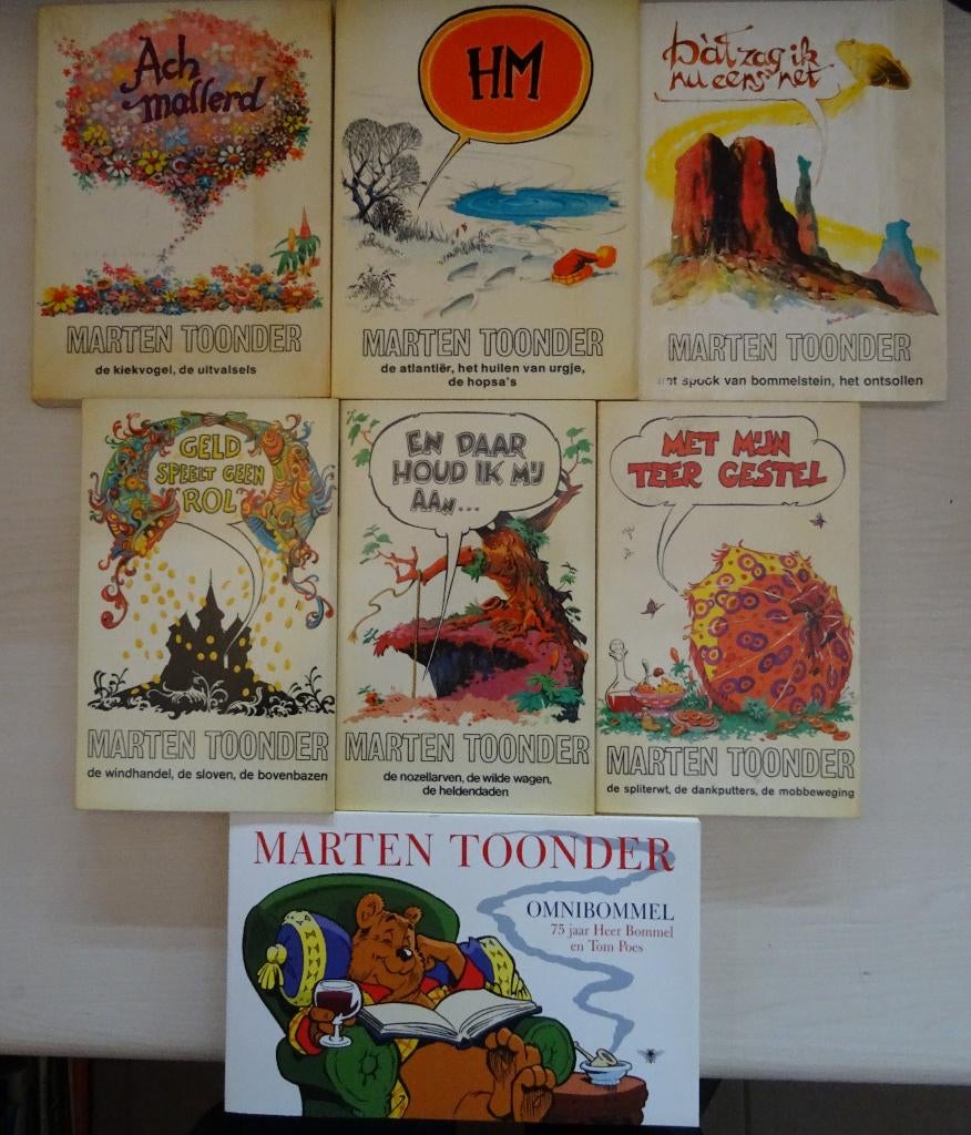 Marten Toonder - diverse boeken, Boeken, Gelezen, Marten Toonder, Ophalen of Verzenden, Meerdere stripboeken
