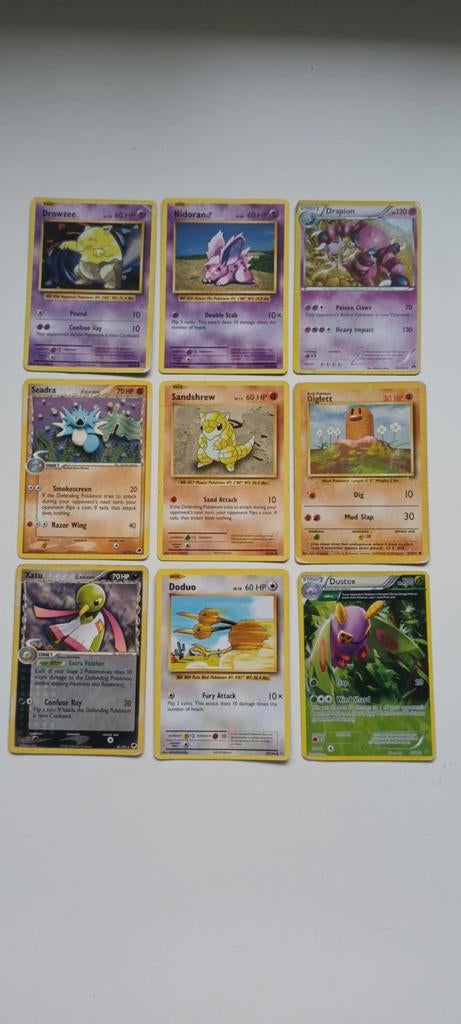 Oude pokemonkaarten, Ophalen of Verzenden, Nieuw, Meerdere kaarten, Foil