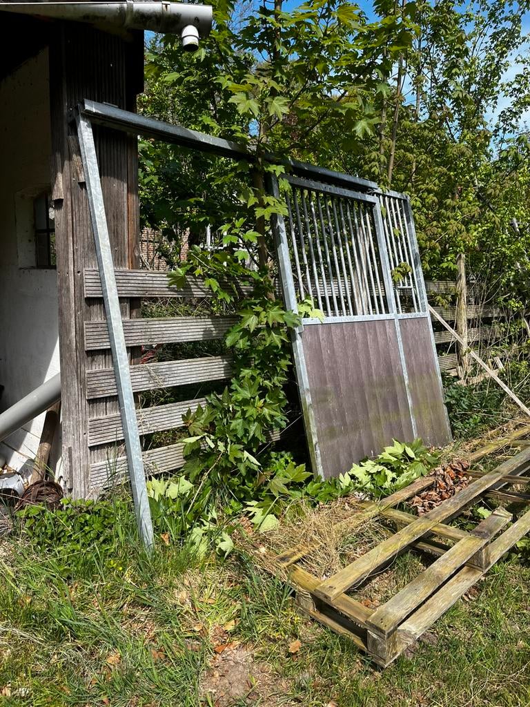 Voorfront paarden stal., Dieren en Toebehoren, Ophalen of Verzenden, Gebruikt, Overige soorten