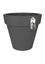 Elho grijze kunstof pot diam. 59 cm, Tuin en Terras, Bloembakken en Plantenbakken, Ophalen of Verzenden, Zo goed als nieuw, Rond