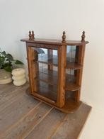 Vintage wandkast / vitrinekast / pronkkast, Ophalen, Vintage, Minder dan 100 cm, 25 tot 50 cm