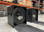 2x Martin Audio Blackline S18 18" sub incl. wheels, Overige merken, Gebruikt, Subwoofer, Ophalen of Verzenden