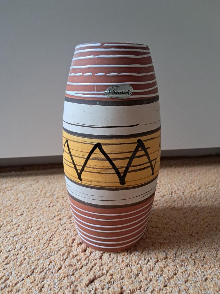 Scheurich vaas, Steen, Gebruikt, Overige kleuren, Ophalen of Verzenden