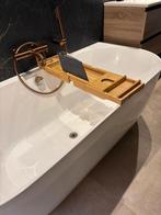 Uitschuifbaar badrek bamboe, Huis en Inrichting, Badkamer | Badtextiel en Accessoires, Wit, Nieuw, Ophalen of Verzenden, Berliner Straße 191, 06116 Halle (Saale), Duitsland