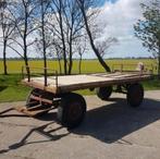 Strokar stro wagen hooi kar platte wagen, Ophalen of Verzenden