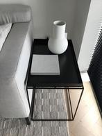 HAY Tray Table Large Bijzettafel Zwart, Huis en Inrichting, Minder dan 55 cm, Gebruikt, Metaal of Aluminium, Rechthoekig