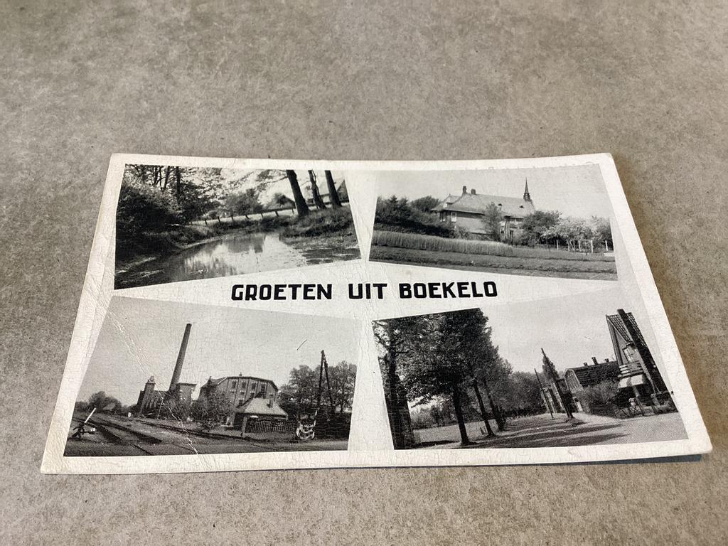 Boekelo.      Groeten uit 1951, Ophalen of Verzenden, 1940 tot 1960