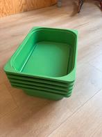 IKEA Trofast bakken groen (5 stuks), Minder dan 50 cm, Ophalen of Verzenden, Zo goed als nieuw, Minder dan 40 cm