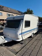 Nette Hobby de Luxe 400 met dwarsbed en stapelbed., Caravans en Kamperen, 75 kg, Hobby, Luifel, Dwarsbed