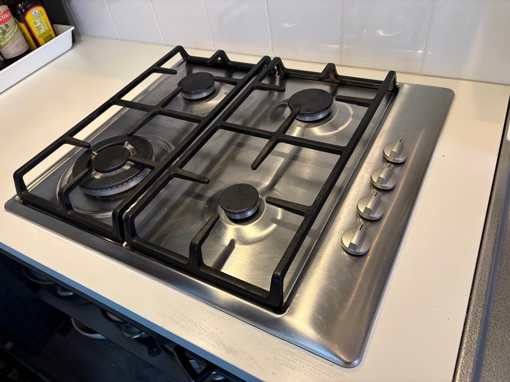 Bosch gas kookplaat inbouw, Ophalen, Gebruikt, 4 kookzones, Inbouw