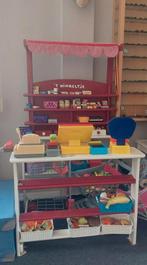 Houten Winkel met Accessoires & Winkelwagentjes, Ophalen